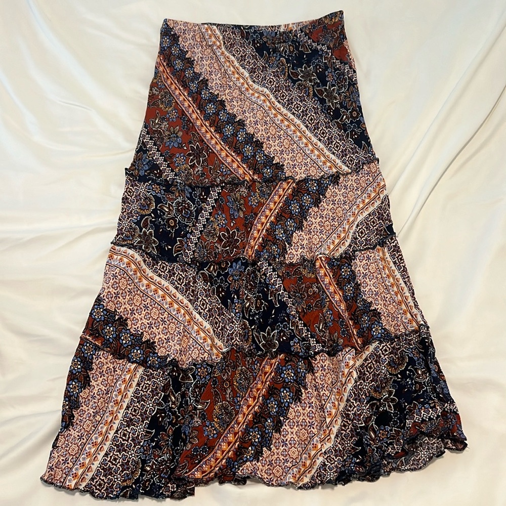 Sara Michelle Bohemian Maxi skirt - size small
